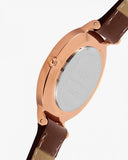 Buy Shop Daniel Wellington Petite St Mawes Black Dial Brown Leather Strap Watch For Women - DW00100169 USA Online