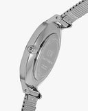 Buy Shop Daniel Wellington Petite Sterling Black Dial Silver Mesh Bracelet Watch For Women - DW00100304 USA Online