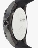Buy Shop Guess Genesis Quartz Black Dial Black Silicone Strap Watch For Men - W1254G2 USA Online