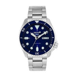 Seiko 5 Sports Automatic Analog Blue Dial Silver Steel Strap Watch For Men - SRPD51K1