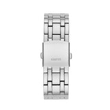 Buy Shop Guess Multi Function Diamonds Silver Dial Silver Steel Strap Watch For Men - GW0455G1 USA Online
