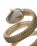 Buy Shop Just Cavalli Glam Snake Gold Dial Multicolor Steel Strap Watch for Women - JC1L163M0235 USA Online
