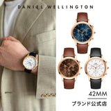 Buy Shop Daniel Wellington Iconic Chronograph St Mawes Brown Dial Brown Leather Strap Watch For Men - DW00100640 USA Online