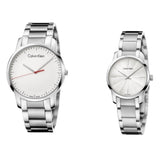 Buy Shop Calvin Klein City Quartz White Dial Silver Steel Strap Watch for Men - K2G2G1Z6 USA Online