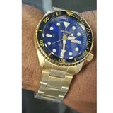 Buy Shop Seiko 5 Sports US Special Edition Automatic Blue Dial Gold Steel Strap Watch For Men - SRPK20 USA Online