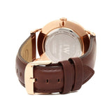 Buy Shop Daniel Wellington Dapper St Mawes White Dial Brown Leather Strap Watch For Men - DW00100083 USA Online