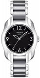 Buy Shop Tissot T Wave Black Dial Watch For Women - T023.210.11.057.00 USA Online