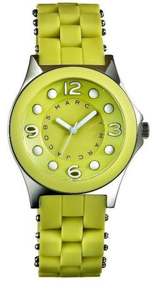 Buy Shop Marc Jacobs Dress Green Dial Green Silicone Strap Watch for Women - MBM2513 USA Online