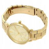 Buy Shop Michael Kors Jaryn Analog Quartz Gold Dial Gold Steel Strap Watch For Women - MK3500 USA Online
