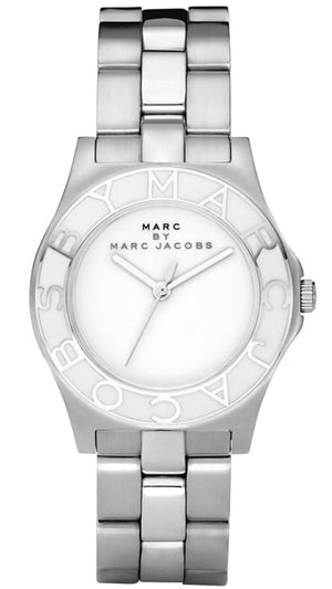 Buy Shop Marc Jacobs Blade White Dial Silver Steel Strap Watch for Women - MBM3048 USA Online
