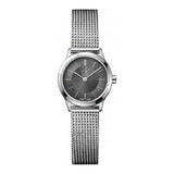 Buy Shop Calvin Klein Minimal Grey Dial Silver Mesh Bracelet Watch for Men - K3M51154 USA Online