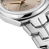 Buy Shop Tag Heuer Link Quartz Brown Dial Silver Steel Strap Watch for Women - WBC131E.BA0649 USA Online