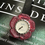 Buy Shop Coach Perry Silver Dial Black Leather Strap Watch for Women - 14503049 USA Online