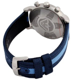 Buy Shop Emporio Armani Luigi Chronograph Quartz Blue Dial Blue Nylon Strap Watch For Men - AR1949 USA Online