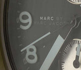 Buy Shop Marc Jacobs Larry Chronograph Black Dial Black Leather Strap Watch for Men - MBM5054 USA Online