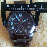 Buy Shop Marc Jacobs Larry Chronograph Black Dial Gunmetal Grey Steel Strap Watch for Men - MBM5031 USA Online