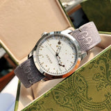 Buy Shop Gucci G Timeless Quartz White Dial Grey NATO Strap Watch For Women - YA1264184 USA Online