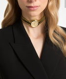 Buy Shop Michael Kors Runway Chronograph Analog Gold Dial Gold Steel Strap Watch for Women - MK7452 USA Online