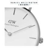 Buy Shop Daniel Wellington Classic Petite Sheffield White Dial Black Leather Strap Watch For Women - DW00100242 USA Online