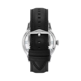 Buy Shop Fossil Townsman Automatic Skeleton Blue Dial Black Leather Strap Watch for Men - ME3200 USA Online