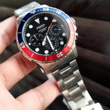 Buy Shop Fossil FB-03 Chronograph Black Dial Silver Steel Strap Watch for Men - FS5767 USA Online