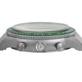 Buy Shop Fossil Sport Tourer Chronograph Green Dial Silver Steel Strap Watch for Men - FS6048 USA Online