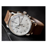 Buy Shop Fossil The Commuter White Dial Brown Leather Strap Watch for Men - FS5402 USA Online
