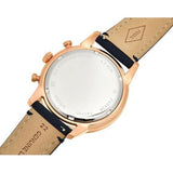 Buy Shop Fossil Townsman Chronograph Blue Dial Blue Leather Strap Watch for Men - FS5436 USA Online