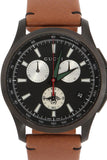 Buy Shop Gucci G-Timeless Chronograph Black Dial Brown Leather Strap Watch For Men - YA126271 USA Online