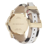 Buy Shop Burberry The City White Dial White Leather Strap Watch for Women - BU9110 USA Online