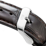 Buy Shop Daniel Wellington Classic York Black Dial Brown Leather Strap Watch For Men - DW00100134 USA Online