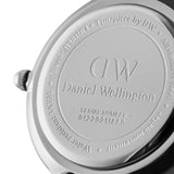 Buy Shop Daniel Wellington Classic Petite Sheffield White Dial Black Leather Strap Watch For Women - DW00100242 USA Online