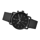 Buy Shop Fossil Commuter Black Dial Black Leather Strap Watch for for Men - FS5504 USA Online