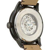 Buy Shop Fossil Townsman Automatic Black Dial Brown Leather Strap Watch for Men - ME3155 USA Online