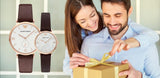 Buy Shop Emporio Armani Analog White Dial Brown Leather Strap Watch For Men - AR9042 USA Online