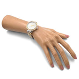 Buy Shop Michael Kors Catelyn Three-Hand Crystals Silver Dial Two Tone Steel Strap Watch for Women - MK4633 USA Online