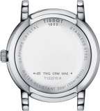 Tissot T Classic Carson Premium Lady Mother of Pearl Pink Dial Silver Steel Strap Watch For Women - T122.210.11.159.00