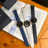 Buy Shop Coach Perry Black Dial White Leather Strap Watch for Women - 14503041 USA Online