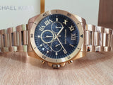 Buy Shop Michael Kors Brecken Chronograph Quartz Black Dial Gold Steel Strap Watch For Men - MK8481 USA Online