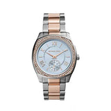 Buy Shop Michael Kors Bryn Quartz Blue Dial Two Tone Steel Strap Watch For Women - MK6136 USA Online