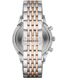 Buy Shop Emporio Armani Sportivo Chronograph Silver Dial Two Tone Steel Strap Watch For Men - AR5999 USA Online
