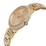 Buy Shop Michael Kors Taryn Quartz Gold Dial Gold Steel Strap Watch For Women - MK4459 USA Online