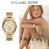 Buy Shop Michael Kors Byrn Quartz Gold Dial Gold Steel Strap Watch For Women - MK6134 USA Online