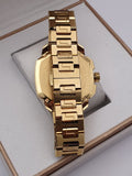 Buy Shop Versace Dylos Chronograph Gold Dial Gold Steel Strap Watch for Men - VQC040015 USA Online