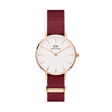 Buy Shop Daniel Wellington Roselyn 3A Petite White Dial Red NATO Strap Watch For Women - DW00100293 USA Online