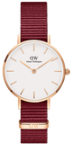 Buy Shop Daniel Wellington Roselyn 3A Petite White Dial Red NATO Strap Watch For Women - DW00100293 USA Online