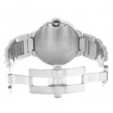 Buy Shop Cartier Ballon Bleu de Cartier Black Dial Silver Steel Strap Watch for Men - W6920042 USA Online