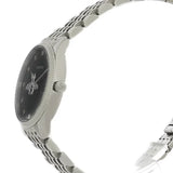 Gucci G Timeless Quartz Black Dial Silver Steel Strap Watch For Women - YA1265020