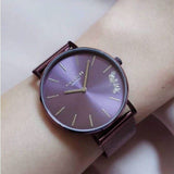Buy Shop Coach Perry Purple Dial Purple Mesh Bracelet Watch for Women - 14503484 USA Online
