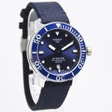 Buy Shop Tissot Seastar 1000 Powermatic 80 Silicium Blue Dial Blue Nylon Strap Watch For Men - T120.407.17.041.01 USA Online
